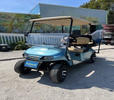 4 Passenger Golf Cart rental at anna maria island