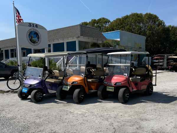 Golf Cart Rentals Available Immediately on Anna Maria Island